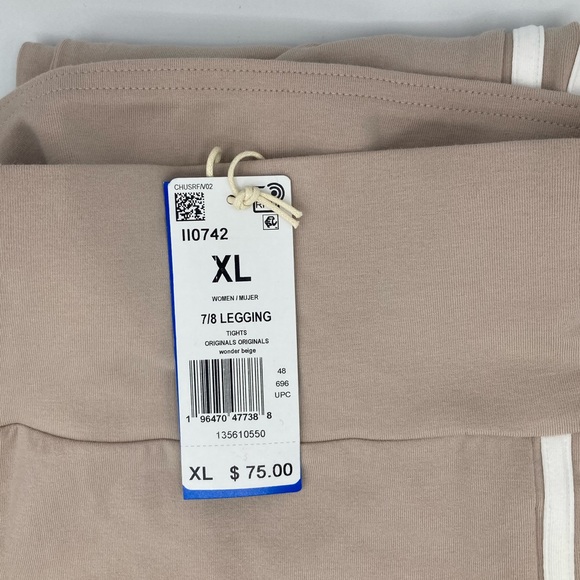 adidas Pants - NWT XL adidas originals flare 7/8 crop leggings womens pants brand new 3 stripe